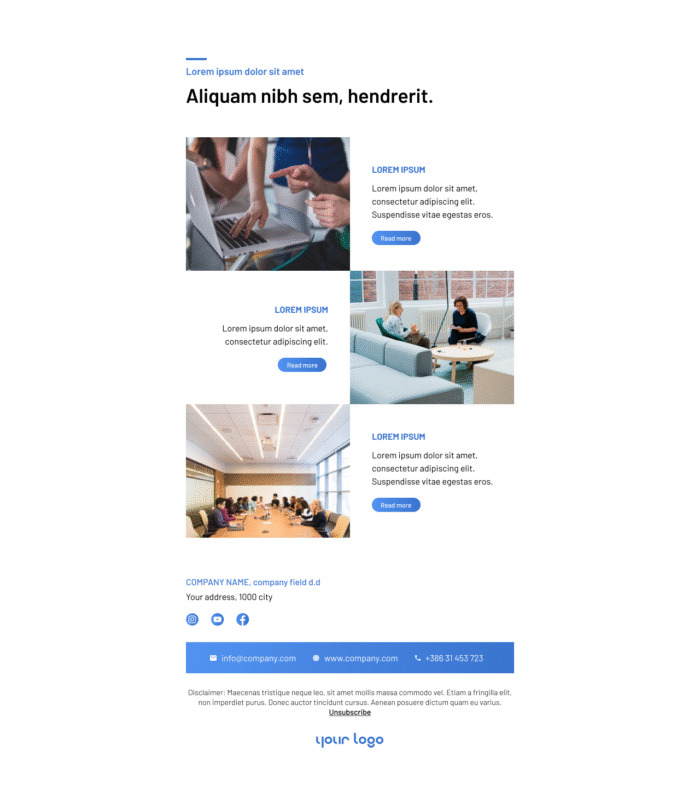 Mautic email template Product 5